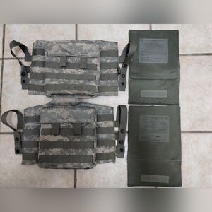 USGI ESBI side plate bags for OTV vest UCP retro fit ballistic armor IIIA